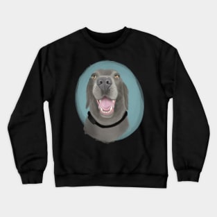 Charcoal Lab :: Canines and Felines Crewneck Sweatshirt